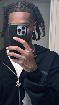 Boys Dreads Hairstyles, Male Loc Styles, Loc Hairstyles For Men, Thug Aesthetic, Men Dread Styles, Short Dread Styles, Studs With Dreads, Temp Fade Haircut, Freeform Dreads