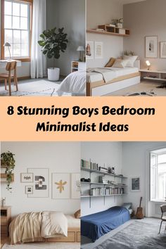 8 Stunning Boys Bedroom Minimalist Ideas Bedroom Minimalist Ideas, Minimalist Boys Bedroom, Minimalist Ideas, Bedroom Minimalist