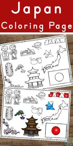 Japan Coloring Pages, Mt Fiji, Around The World Theme, Geography For Kids, Country Studies