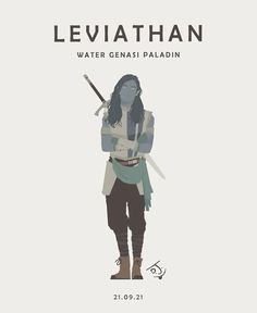 the poster for levi nathan water gerasi paladin