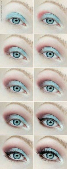 Pastel Makeup, Pink Eye Makeup, Make Up Inspiration, Eye Tutorial, Make Up Looks, Pink Eyes, Makeup Geek