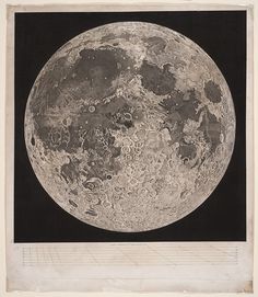 an old photo of the moon taken from space shuttles, with black and white background