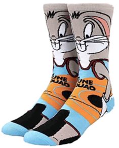 LOONEY TUNES SPACE JAM Men’s BUGS BUNNY 360 Crew Socks BIOWORLD Brand - Novelty Socks for Less Bunny Space, Looney Tunes Space Jam, Looney Tunes Bugs Bunny, Looney Tunes Characters, Basketball Wallpaper, Basketball Star, Mens Crew Socks, Stocking Gifts, Crew Sock