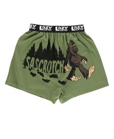 PRICES MAY VARY. HUMOROUS UNDERWEAR: Go to bed happy with these comical bigfoot boxer shorts! They're sure to make you laugh with their clever puns. Choose from several different styles, including ones with animals. A FUN GAG GIFT: For the jokester in your family, get him these silly boxers. He'll get a kick out of them! Gift it to the class clown in your life for Christmas, his birthday, or special occasions. COMFY & ROOMY: These boxer shorts are made from 100% premium combed cotton knit for ul Class Clown, Bigfoot Gifts, Funny Bigfoot, Bigfoot Humor, Baskets For Men, Funny Boxer, Cotton Boxer Shorts, Friends Laughing, Boxer Shorts