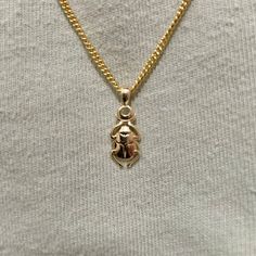 Solid 14K Gold Scarab, 14K Scarab Charm , Scarab 14K, Gold Scarab Pendant, Spiritual Jewelry, Lucky Charm 14K, Unisex Gift - Etsy Egypt Gold Charm Necklace With Figaro Chain In 14k Gold, 14k Gold Tarnish Resistant Pendant Charm Necklaces, Tarnish Resistant 14k Gold Pendant Charm Necklaces, 14k Gold Tarnish Resistant Pendant Charm Necklace, Gold-plated 14k Stamped Pendant Charm Necklace, 14k Gold Charms In Fine Jewelry Style, 14k Gold Charms Fine Jewelry, 14k Yellow Gold Tarnish Resistant Charm Necklace, Gold Pendant Charm Necklace With Curb Chain