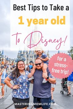 Best Tips to take a One Year Old to Disney World Disney Vacation Surprise, Disney With Kids, Disney World Family Vacation, Disney On A Budget, Disney With A Toddler, Disney Vacation Planning, Disney Family Vacation, Disney Mom