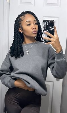 Invisible Locs, Cabello Afro Natural, Short Box Braids Hairstyles, Twisted Hair, Short Locs Hairstyles, Faux Locs Hairstyles, Braided Cornrow Hairstyles, Box Braids Hairstyles For Black Women, Cute Braided Hairstyles