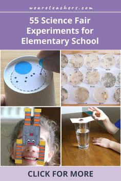 five science fair experiments for elementary school