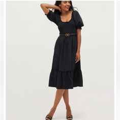 New With Tags Hill House Nwt The Louisa Nap Dress In Black Crepe Sabrina Dress, Hill House Home, Nap Dress, Daphne Dress, House Dresses, Scooped Neckline, Hill House, Lilac Dress, House On A Hill