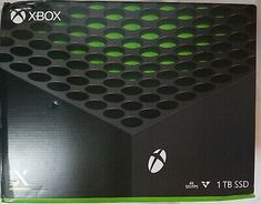 the box for the xbox game console