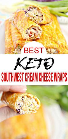 the best keto southwest cream cheese wraps are easy to make and so tasty