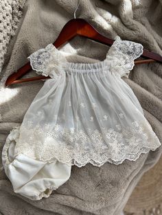 Coquette Pregnant, Baby Clothes Aesthetic Girl, Baby Doll Dress Coquette, Coquette Lace Mini Dress With Ruffles, Coquette Baby Clothes, Baby Girl White Dress, Baby Lace Dress, Vintage Kids Clothes