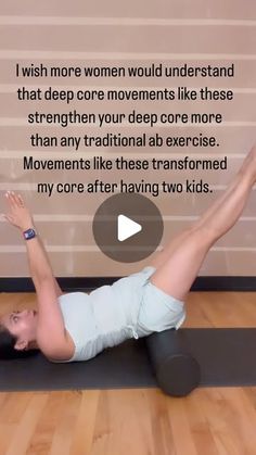 1,627 likes, 640 comments - anniepilatesphysicaltherapist on June 10, 2024: "🌟 "Resilience in motion 💖 Mindful core movements have been my anchor through postpartum challenges.   Are you looking for a gentle yet effective way to strengthen your core and prevent exacerbation of diastasis recti? Try incorporating slow, controlled movements like the double knee to bend to Pilates stance with the support of a foam roller under your pelvis. This not only provides a gentle support for a weak core Core Movements, Weak Core, Core Strength Exercises, Core Strengthening Exercises, Deep Core, Strengthen Your Core, Diastasis Recti