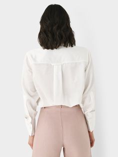 DESCRIPTION:A lightweight button-down shirt featuring a delicate, eyelet-embroidered yoke.FEATURES:Spread CollarDropped ShoulderEyelet Embroidered YokeButton CuffsButton-Down Placket70% Cotton, 30% SilkClassic FitModel is wearing size Small shirt.Model's Measurements: Height: 5'9.5" | Bust: 32B | Waist: 25" | Hips: 36" | Dress Size: 2-4 (US) Saint Bernard, Citizens Of Humanity, Embroidered Shirt, Button Down Shirt, Size 2, Product Description, Human, How To Wear