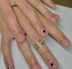 Cowboy Nails, Nails Prom, Minimal Nails Art, Minimal Nails, Star Nails, Unique Acrylic Nails