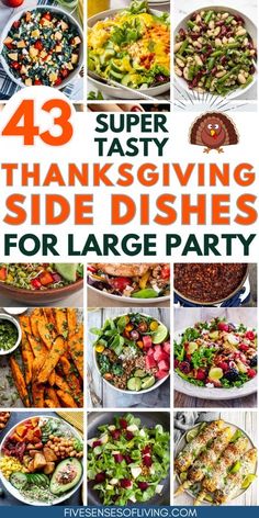 thanksgiving side dishes for large party