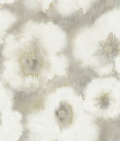 Sample Blended Floral Wallpaper in Neutral Candice Olson, Wallpaper For Sale, Drops Patterns, Manhattan Comfort, York Wallcoverings, Contemporary Wallpaper, Linen Canvas, Wallpaper Online, Burke Decor