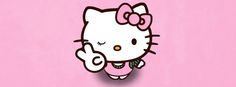 a hello kitty cartoon character with a pink bow on her head