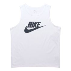 Nike AS Men's Nike Sportswear TANK ICON FUTURA White AR4992-101 (Casual/Breathable) White Adidas Activewear For Sports, White Activewear With Three Stripes For Sports, White Three Stripes Activewear For Sports, White Sportswear Activewear For Streetwear, White Activewear With Three Stripes For Workout, Three Stripes Branding Activewear For Gym, White Three Stripes Activewear For Workout, Functional Sports Tops With Logo Print, Basic Cotton Activewear For Sports