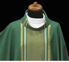 Brand new Chasuble and matching stole. modern style. Fabric is very light. Total length 130 cm Privat auction Luxury Embroidered Green Vestments, Luxury Traditional Wedding Chasuble, Liturgical Colours, Embroidered Belt, Table Modern, Nun Dress, Modern Style, Poland, Art Collection