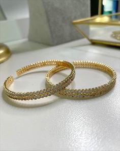 Wrapped in elegance and timelessness, this gold filled Zircon bracelet boasts perfection in its beautiful design. With its unique shimmer and delicate look, this bracelet will surely make all of your outfits look perfect.