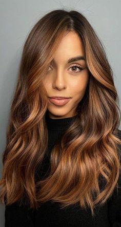 Dark Auburn Hair, Auburn Balayage, Fall Hair Color Trends, Dark Auburn, Hair Color Auburn, Brown Hair Balayage, Hair Balayage, Hair Shades, Hair Color And Cut