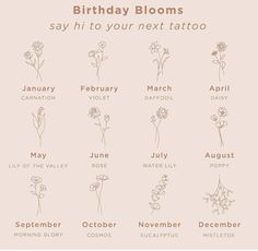 the zodiac sign for birthday blooms