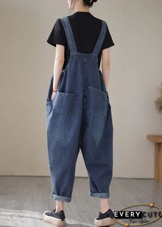 Summer Jumpsuit Casual, Simple Casual Outfits, Long Linen Dress, Jumpsuit Summer, Oversize Fashion, Fashion Couple, Summer Fabrics, Denim Jumpsuit, Looks Vintage