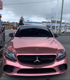 Pink Mercedes, Dream Cars Mercedes, Rolls Royce Wraith, Vinyl Wrap Car, Car Organization, Aesthetic Car, Pimped Out Cars, Girly Car, Car Decorations