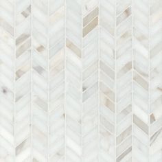 white marble chevron tile pattern