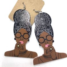 A Striking Reflection Of Power And Of Beauty. Colors Include: Black Measuring: 2 Inch Drop All Styles Are Skillfully Crafted And Hypoallergenic. Comes From A Smoke And Pet-Free Home. All Orders Ship Within 24 Hours With Priority Shipping. Handmade Black Earrings, Handmade Black Casual Earrings, Handmade Casual Black Earrings, Afro Earrings, Afrocentric Jewelry, Afrocentric Earrings, Jeans And T Shirt Outfit, Hair Earrings, African Head Wraps