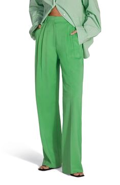 Favorite Daughter The Favorite Pant Pleat Pants | Nordstrom Pleat Pants, Favorite Daughter, Green House, The Favorite, Pleated Pants, Wide Legs, Retail Therapy, Size 16, Wide Leg