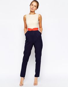 Diy Trousers, Outfit Elegantes, Jeans Woman, Pullover Outfit, Alexandre Vauthier, Looks Chic, Colour Block, Fashion Mode, Work Attire