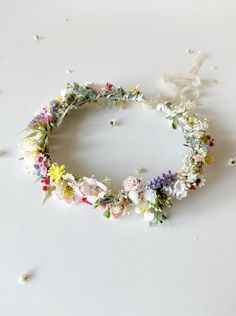 Meadow Colorful Hair Crown Bridal Flower Hair Wreath Wild Flowers Headpiece Wildflowers Bridal Crown Garden Wedding Accessories Magaela - Etsy Wildflower Flower Crown, Flowers Headpiece, Flower Wreath Hair, Wedding Flower Crown, Wedding Hair Wreath, Hair Crown, Hair Wreaths, Crown Bridal, Hair Wreath