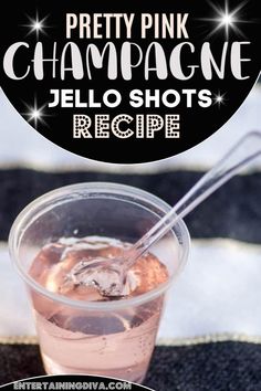 Pretty Pink Champagne Jello Shots Bachelorette Party Jello Shots, Champagne Jello Shots Recipe, Blue Hawaiian Jello Shots, Pina Colada Jello Shots, Champagne Jello, Champagne Jelly, Champagne Jello Shots, Best Jello Shots, Jello Shots Vodka