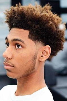 70 Black Men Haircuts To Freshen Up Your Hair Medium Afro Hairstyles, Medium Afro, Chef Girl, Swag Tattoo, Curly Mohawk Hairstyles, Low Taper Fade Haircut, Black Boys Haircuts