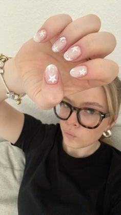 Short Gel Nail Designs White, Teen Nails, Simple Gel Nails, Casual Nails, Pretty Gel Nails, Soft Nails, Gel Nail Designs, Nail Art Ideas