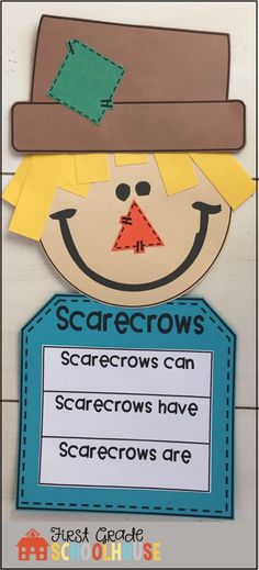 scarecrows can scarecrows have scarecrows are first grade and third grade