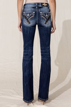 X Design, Studded Jeans, Straight Cut Jeans, Bootcut Jean, Body Dress, Jeans Bootcut, Jeans For Women, High Rise Denim, Miss Me Jeans