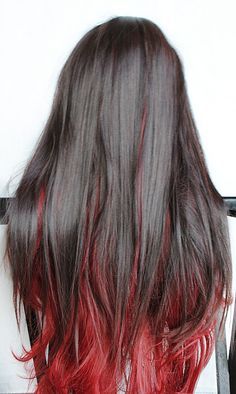 Grey Balayage, Underlights Hair, Red Highlights, Bright Hair, Auburn Hair, Hair Coloring, Hair Color Dark, Hair Stuff