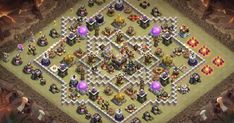 an image of a clash base for the game