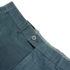 Hiltl Blue 35 Blue Cotton Pants With Five Pockets, Blue Fitted Pants With Patch Pockets, Classic Indigo Bottoms With Pockets, Denim Blue Cotton Pants With Welt Pockets, Blue Straight Leg Jeans With Welt Pockets, Blue Linen Pants With Tapered Leg, Classic Washed Blue Bottoms With Pockets, Classic Blue Pants With Five Pockets, Blue Pants With Patch Pockets For Spring