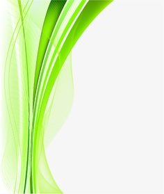 an abstract green and white background with wavy lines