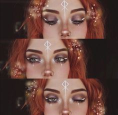 Medieval Makeup, Holloween Makeup, Rave Makeup