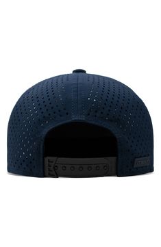 A smart moisture-wicking lining ensures superior comfort in a breathable perforated hat with a glare-reducing visor lining for superior clarity. Adjustable snapback strap 100% polyester Spot clean Imported Black Camo, Moisture Wicking Fabric, Snapback Hat, Snapback Hats, Water Repellent, Riding Helmets, Polyester Spandex, Moisture Wicking, Baseball Cap