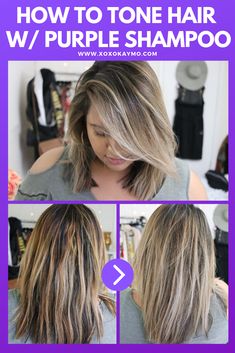 Best Purple Shampoo For Brassy Hair, Get Brassy Tones Out Of Hair, How To Get Brassy Out Of Blonde, Remove Brassiness From Hair Diy, How To Tone Hair At Home Blondes, How To Remove Brassy Tones From Hair, How To Tone Hair, Diy Toner Hair Brassy, How To Use Purple Shampoo As A Toner