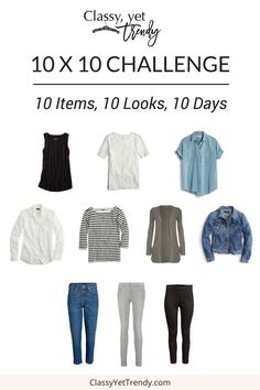 10x10 Challenge, Minimalist Moda, Classy Yet Trendy, Black Ankle Pants, Minimal Wardrobe, Quoi Porter