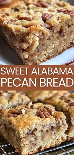 this sweet alabama pecan bread is so good and easy to make