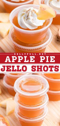 Here's a fall dessert that doubles as an easy Thanksgiving cocktail! These liquor jello shots are the perfect apple drink for parties. Topped with whipped cream and cinnamon, these simple apple pie jello shots are so much fun! Food For Friends Parties, Fall Flavored Jello Shots, Thanksgiving Recipes Creative, Thanksgiving Desserts Easy Jello, Alcholic Drink For Thanksgiving, Keto Thanksgiving Drinks, Drinksgiving Party, Easy Fall Dishes For Parties, Easy Fall Mixed Drinks