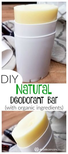 DIY Natural Deodorant Bar (with Organic Ingredients) – Mama Instincts® Deodorant Bar, Diy Natural Deodorant